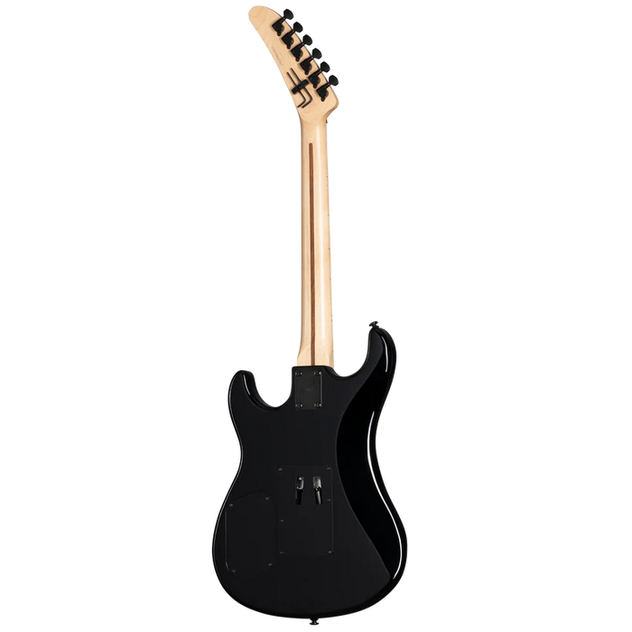 Kramer 84 Red Bullseye Electric Guitar with Premium Gig Bag - Black with Red Bullseye