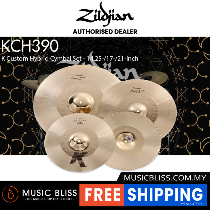 Zildjian K Custom Hybrid Cymbal Set - 14.25-/17-/21-inch