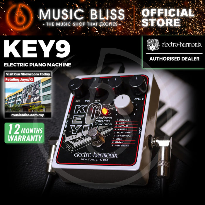 Electro Harmonix KEY9 Electric Piano Machine Guitar Effects Pedal