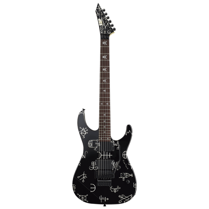ESP Original KIRK HAMMETT Signature KH-2 DEMONOLOGY - Black [MIJ - Made in Japan] - Music Bliss Malaysia