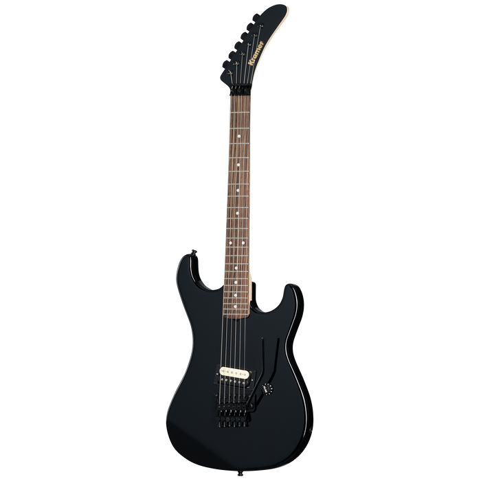 Kramer 1983 Baretta Reissue Electric Guitar, Case Included - Ebony [Made in Japan] - Music Bliss Malaysia