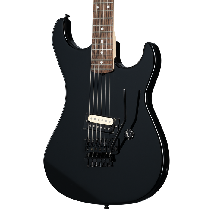 Kramer 1983 Baretta Reissue Electric Guitar, Case Included - Ebony [Made in Japan] - Music Bliss Malaysia