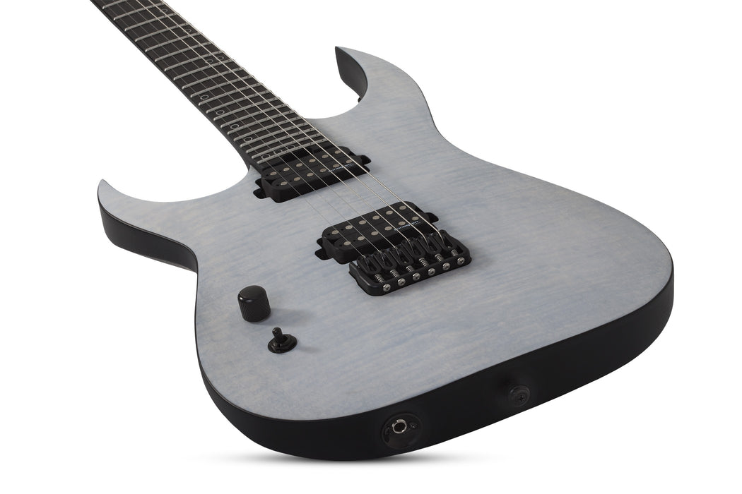 Schecter KM-6 MK-III Legacy Left-Handed Electric Guitar - Transparent White Satin