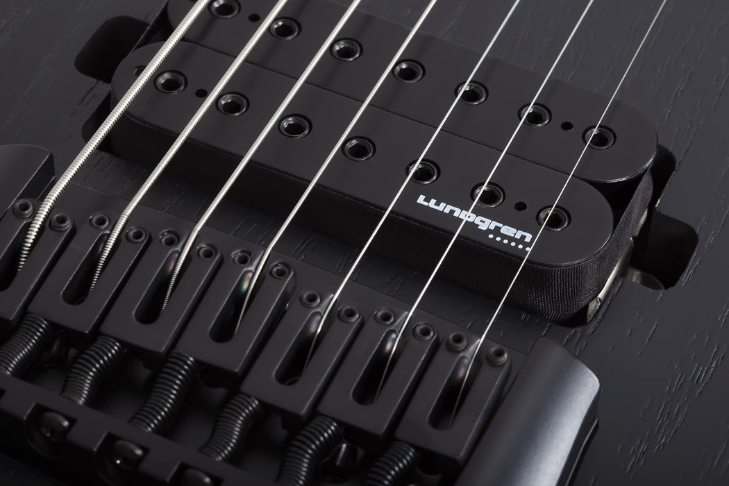 Schecter KM-7 MK-III EX Electric Guitar - Satin Black Open Pore