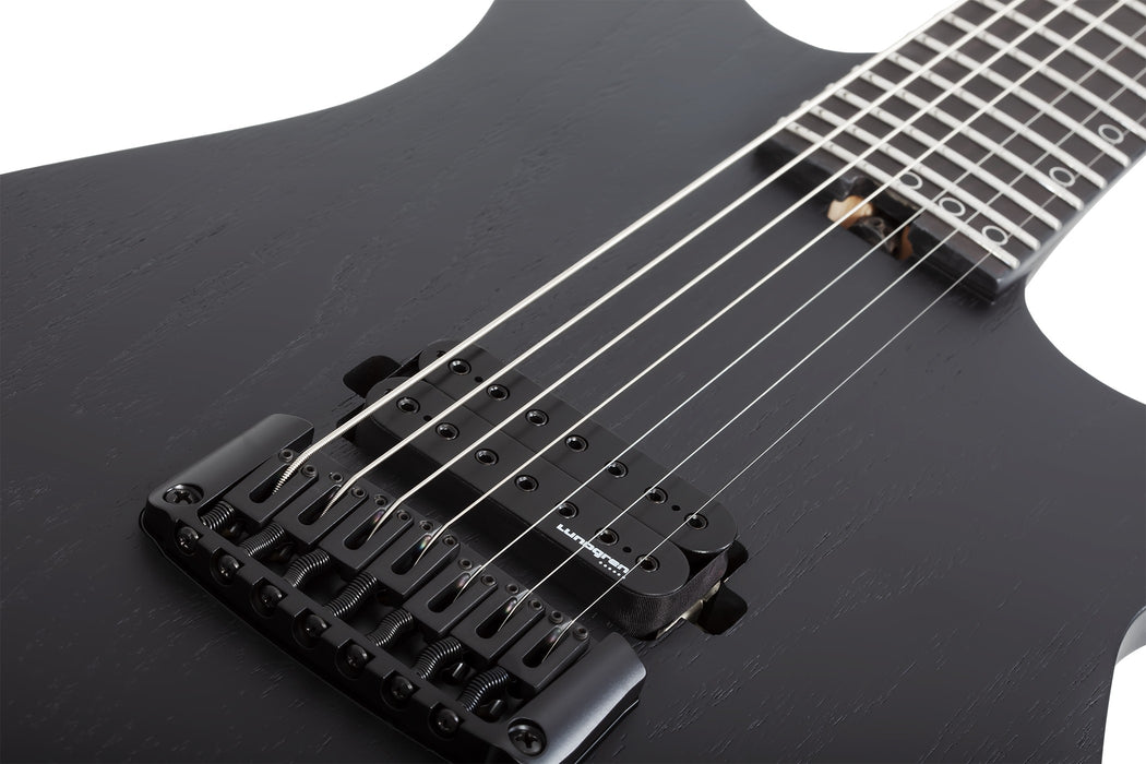 Schecter KM-7 MK-III EX Electric Guitar - Satin Black Open Pore
