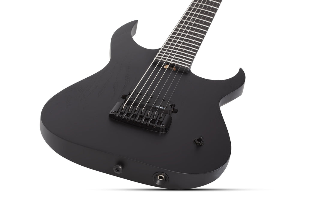 Schecter KM-7 MK-III EX Electric Guitar - Satin Black Open Pore