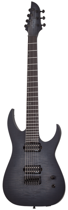 Schecter KM-7 MK-III Legacy Electric Guitar - Transparent Black Burst
