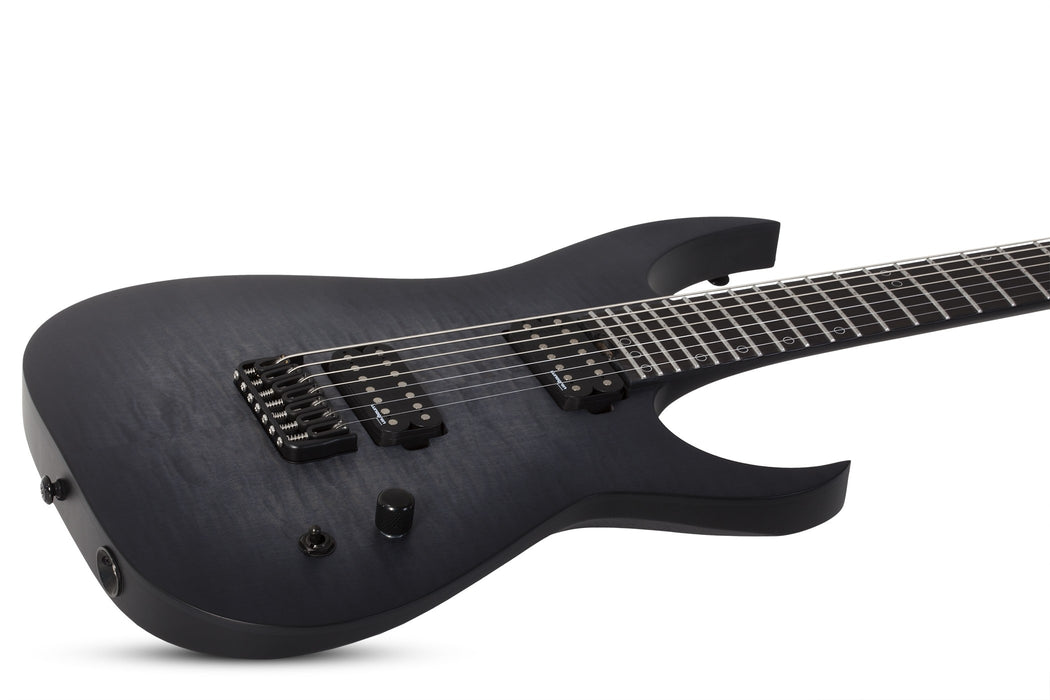 Schecter KM-7 MK-III Legacy Electric Guitar - Transparent Black Burst