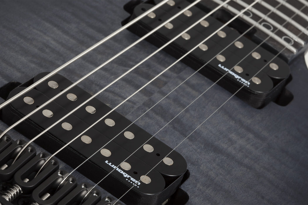 Schecter KM-7 MK-III Legacy Electric Guitar - Transparent Black Burst