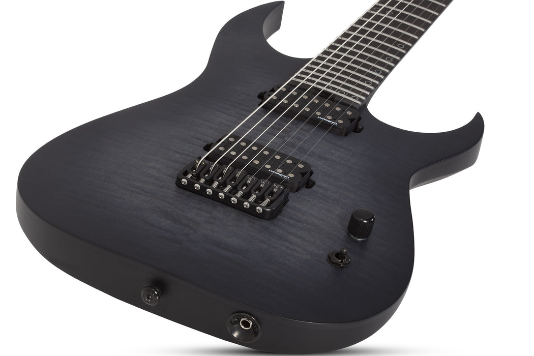 Schecter KM-7 MK-III Legacy Electric Guitar - Transparent Black Burst