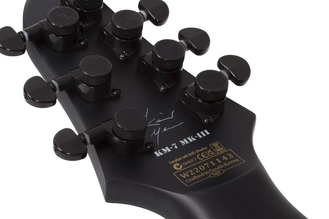 Schecter KM-7 MK-III Legacy Electric Guitar - Transparent White Satin