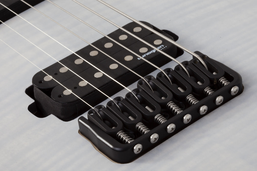 Schecter KM-7 MK-III Legacy Left-Handed Electric Guitar - Transparent White Satin