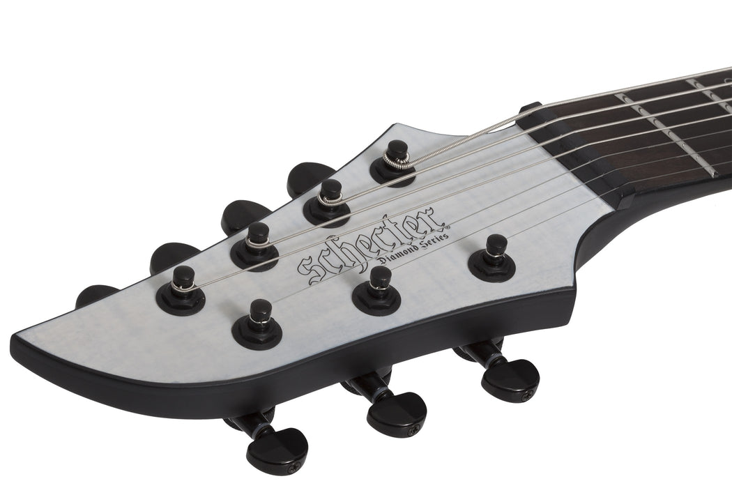 Schecter KM-7 MK-III Legacy Left-Handed Electric Guitar - Transparent White Satin