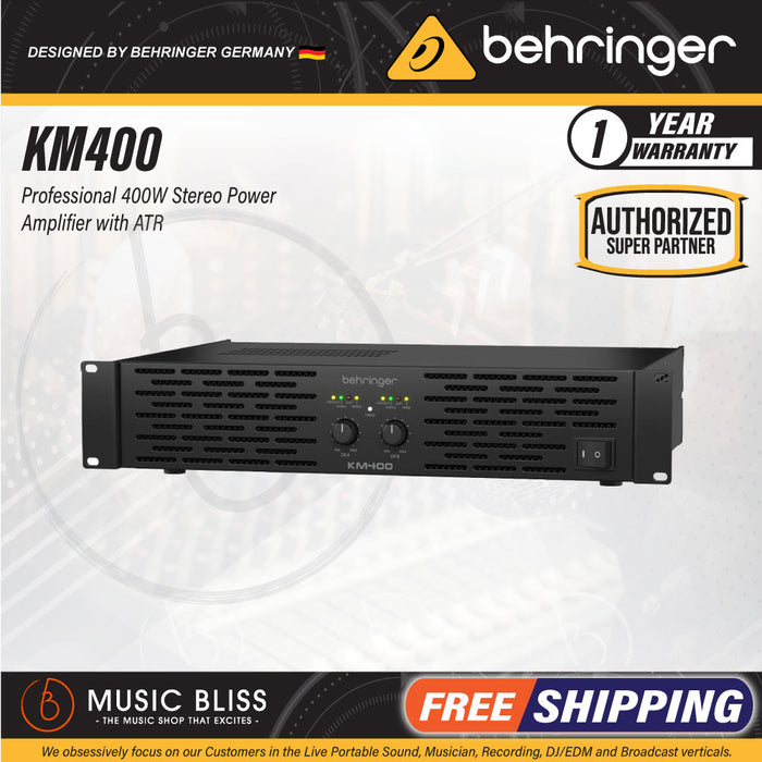 Behringer KM400 2-Channel Amplifier