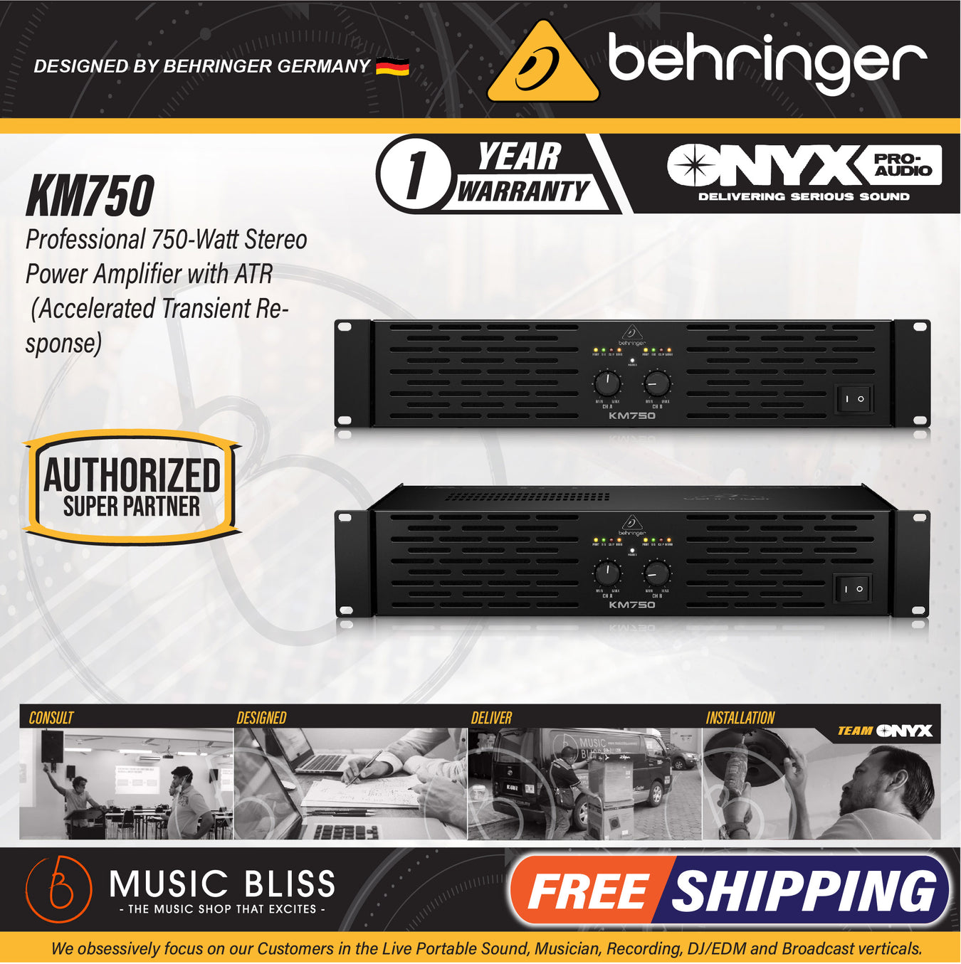 Behringer Power Amplifier
