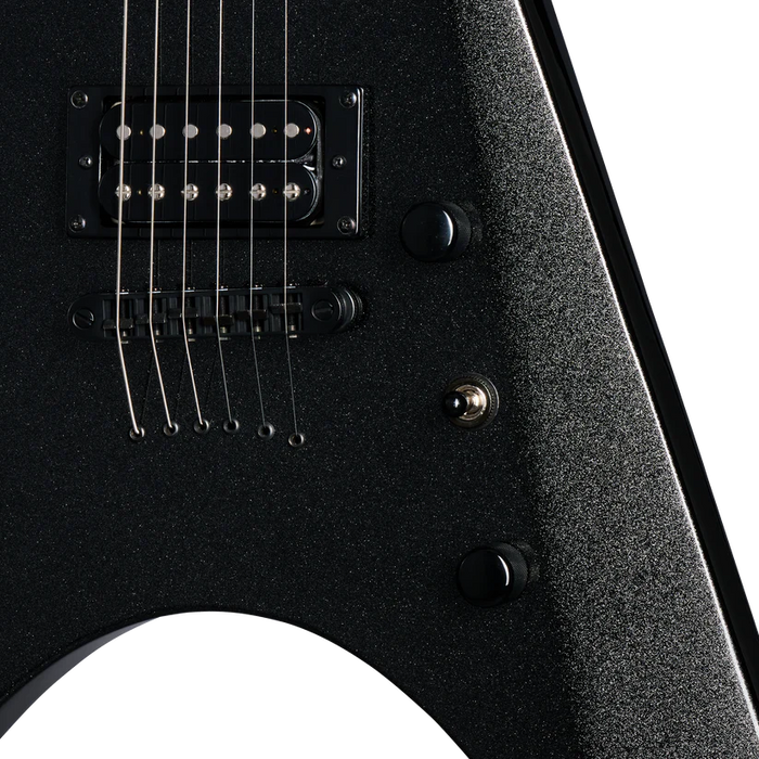 Kramer Nite-V Electric Guitar - Jet Black Metallic