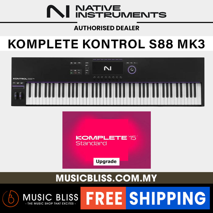 Native Instruments Komplete Kontrol S88 MK3 88-key Midi Controller ...