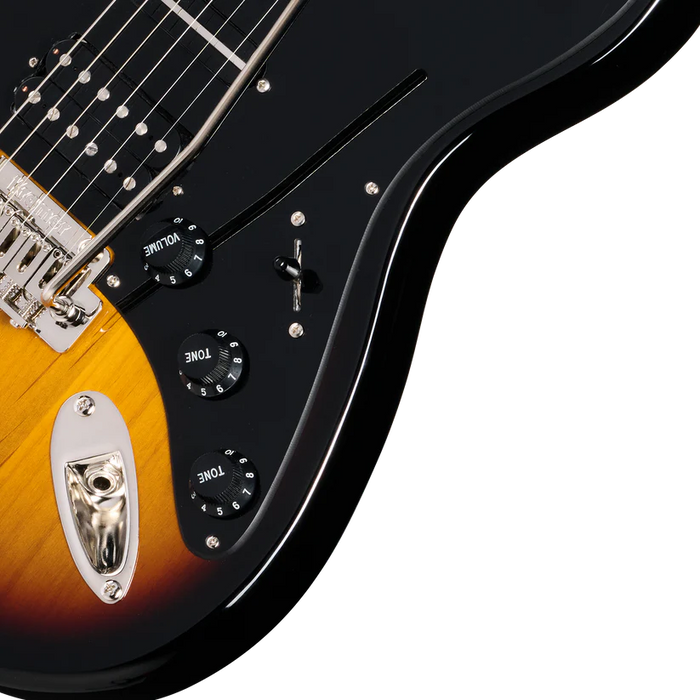 Kramer Pacer Deluxe GT Electric Guitar with Premium Gig Bag - Triburst