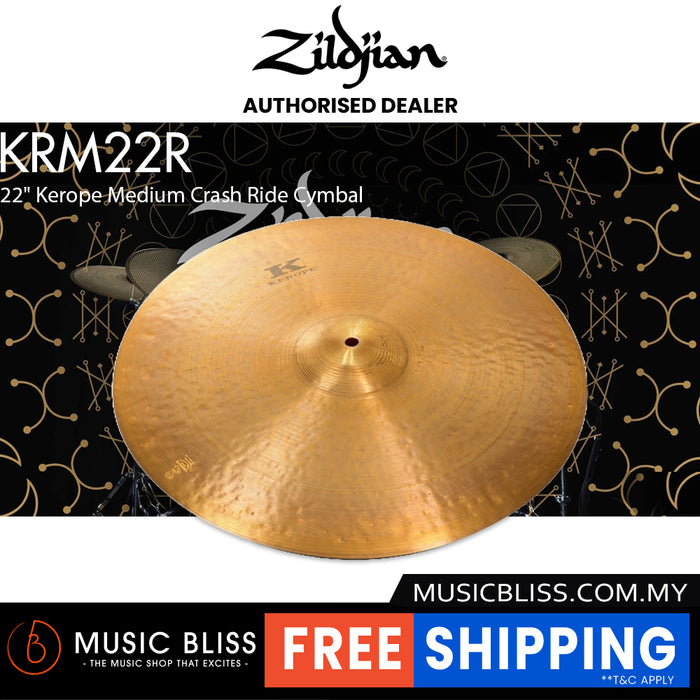 Zildjian 22" Kerope Medium Crash Ride Cymbal