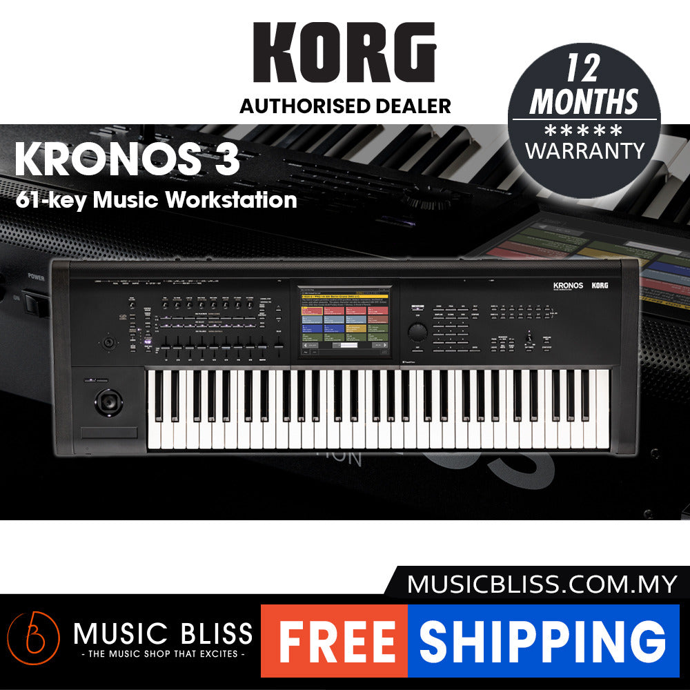 Korg Kronos 3 61 61-key Music Workstation | Music Bliss Malaysia