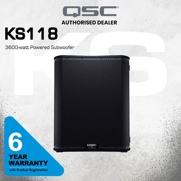 QSC KS118 3600-watt Powered Subwoofer
