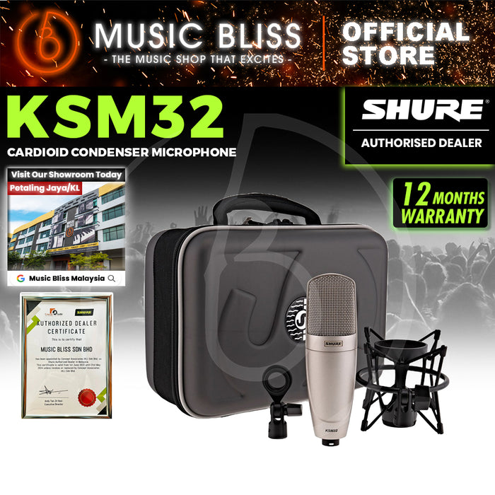 Shure KSM32/SL Large Diaphragm Condenser Microphone