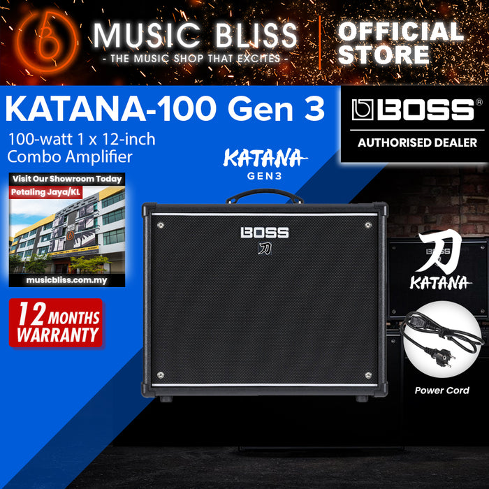 Boss Katana 100 G3 - Gen 3 100-watt 1x12'' Guitar Combo Amplifier