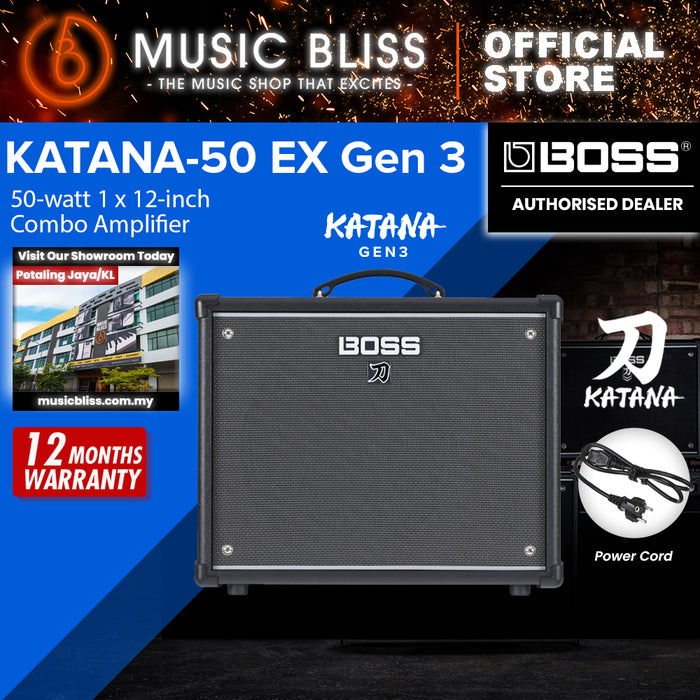 Boss Katana 50 EX G3 - Gen 3 50-watt 1x12'' Guitar Combo Amplifier