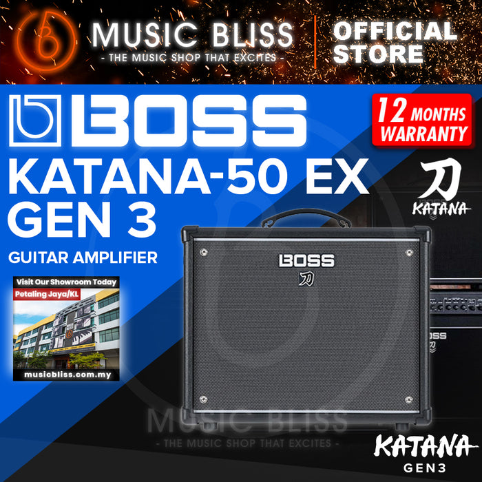 Boss Katana 50 EX G3 - Gen 3 50-watt 1x12'' Guitar Combo Amplifier
