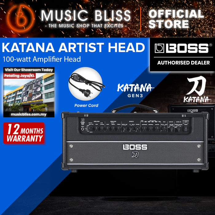 Boss Katana Artist Head Gen 3 100-watt Guitar Amplifier Head