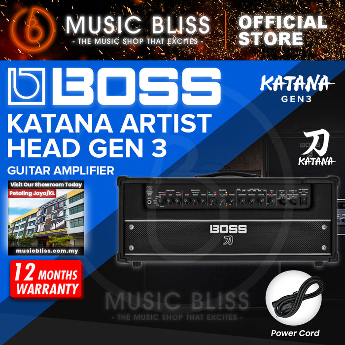 Boss Katana Artist Head Gen 3 100-watt Guitar Amplifier Head