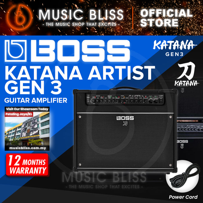Boss Katana Artist Gen 3 100-watt 1x12'' Combo Amplifier