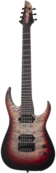 Schecter USA Keith Merrow KM-7 MK-III Pro Signature Electric Guitar - Bloodlust Crystal Burl
