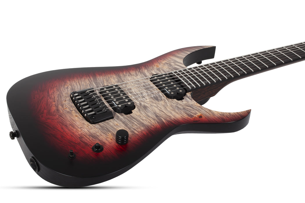 Schecter USA Keith Merrow KM-7 MK-III Pro Signature Electric Guitar - Bloodlust Crystal Burl