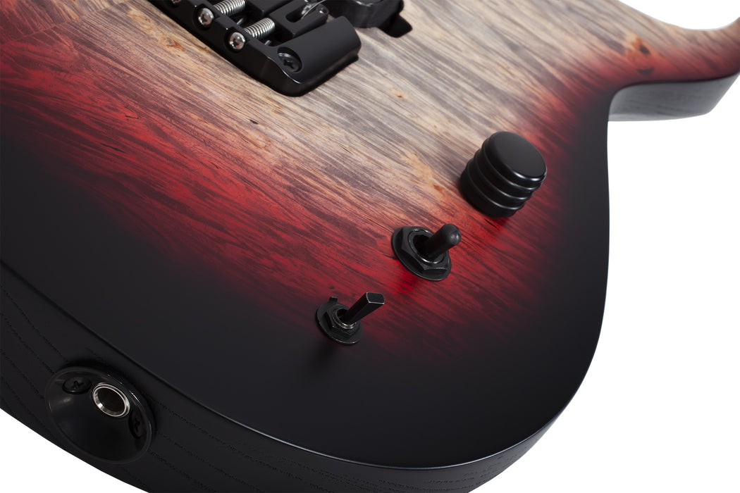 Schecter USA Keith Merrow KM-7 MK-III Pro Signature Electric Guitar - Bloodlust Crystal Burl