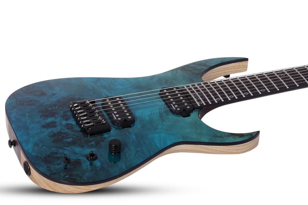 Schecter KM-7 MK-III Artist Lagoon Fade Electric Guitar - Lagoon Fade