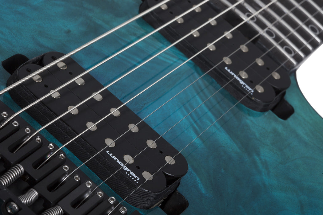 Schecter KM-7 MK-III Artist Lagoon Fade Electric Guitar - Lagoon Fade