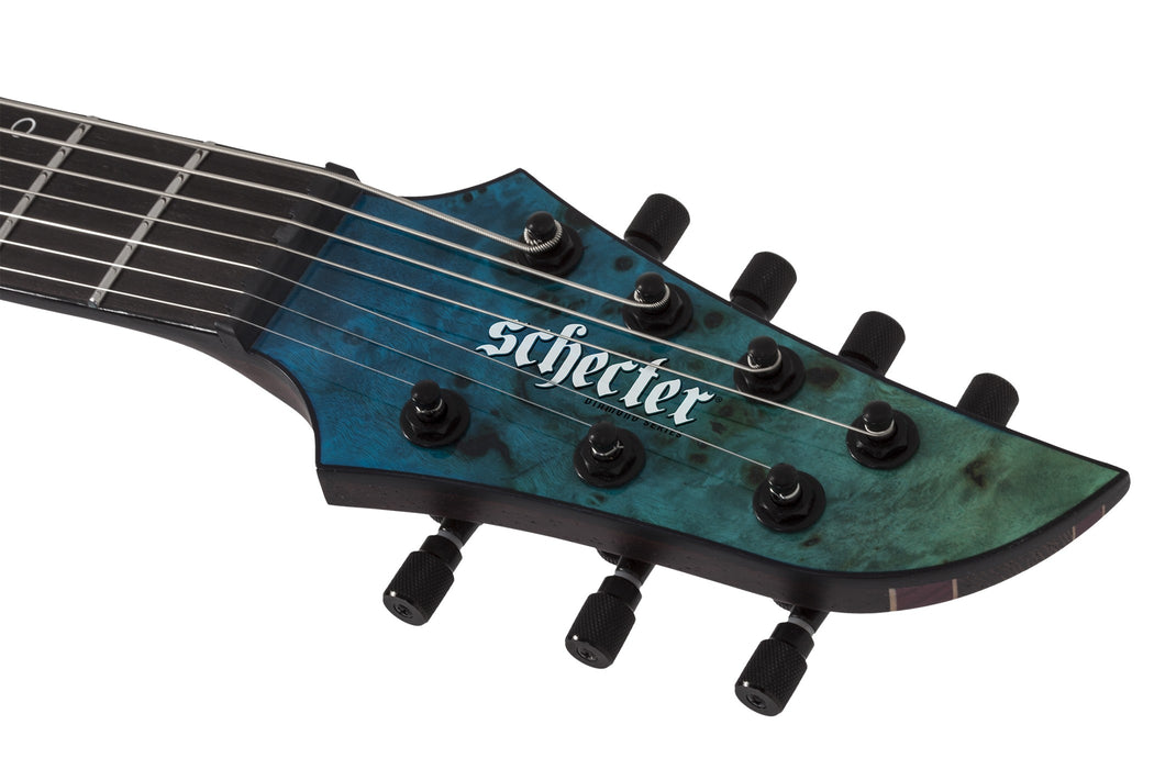 Schecter KM-7 MK-III Artist Lagoon Fade Electric Guitar - Lagoon Fade