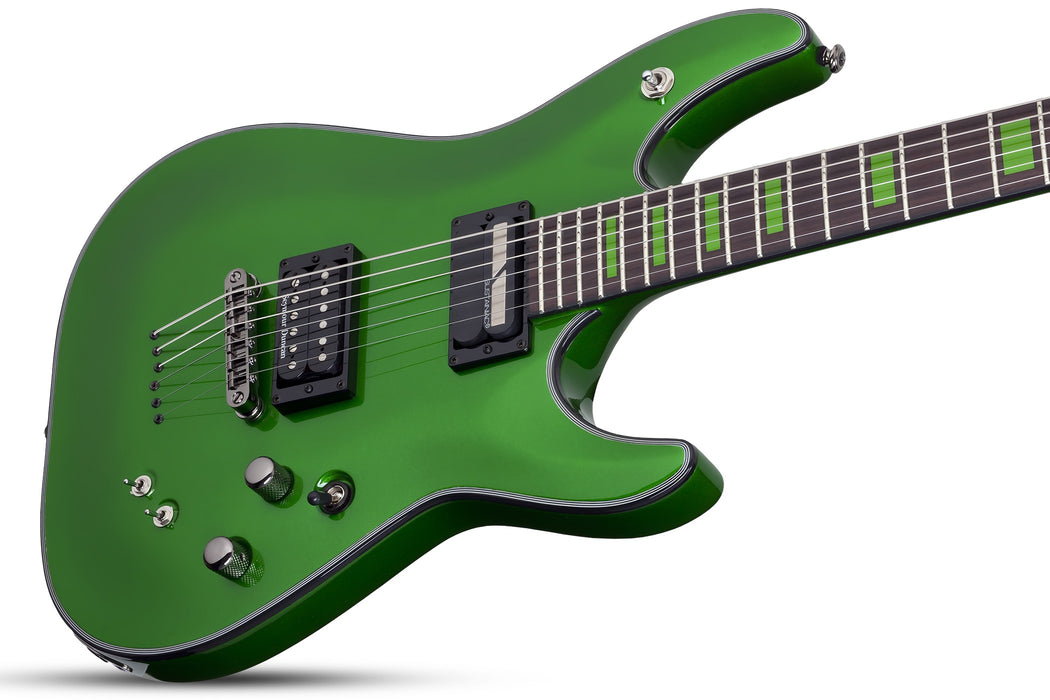 Schecter Kenny Hickey Left-Handed Electric Guitar - Steele Green