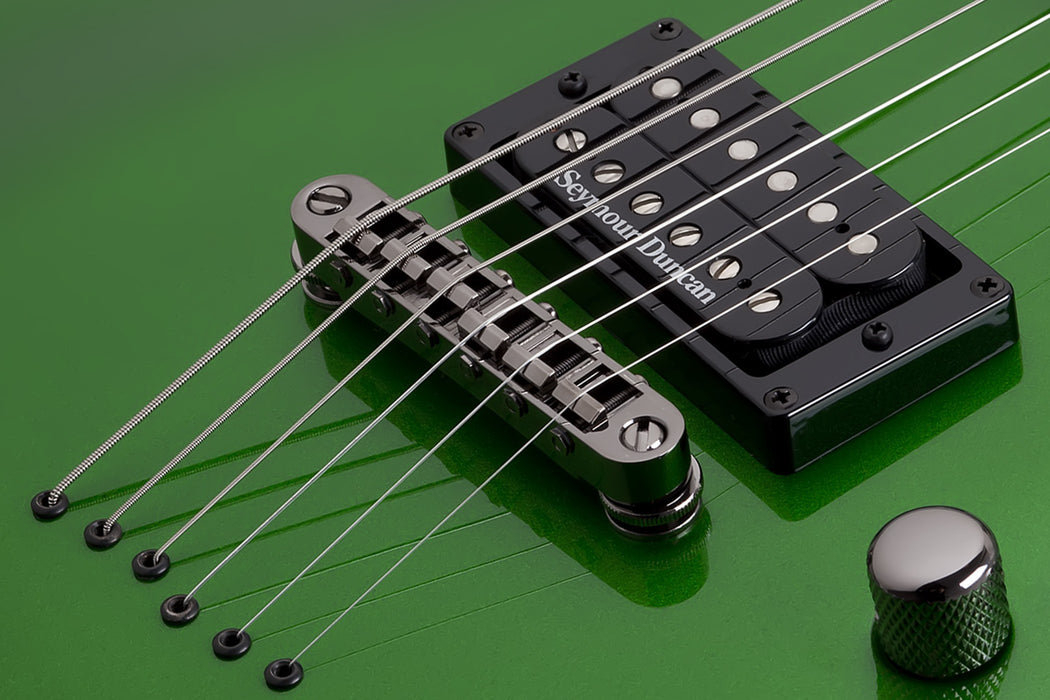 Schecter Kenny Hickey Left-Handed Electric Guitar - Steele Green
