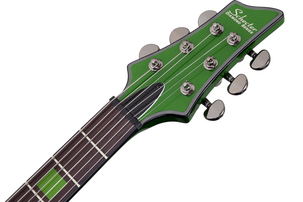 Schecter Kenny Hickey Left-Handed Electric Guitar - Steele Green