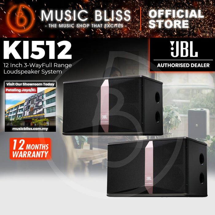 JBL Ki512 12'' 3-Way Karaoke Passive Speaker - Pair