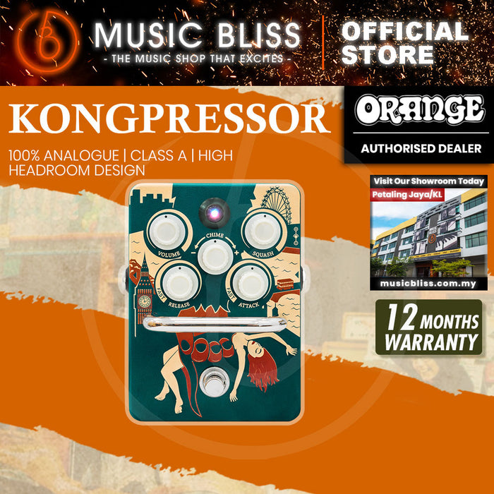 Orange Kongpressor Optical Class A Compressor Pedal