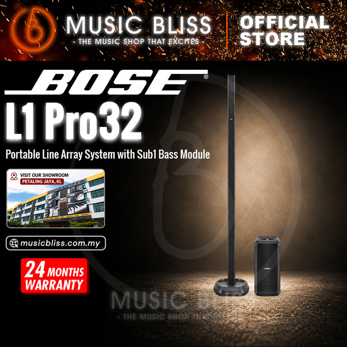 Bose L1 Pro32 Portable PA System with Sub1 Bass Module
