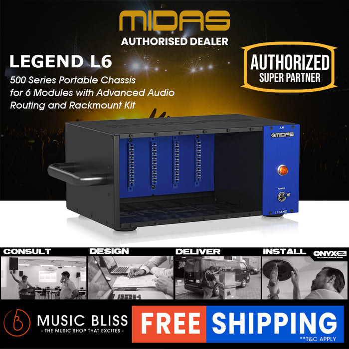 Midas Legend L6 500 Series Rackmount Chassis