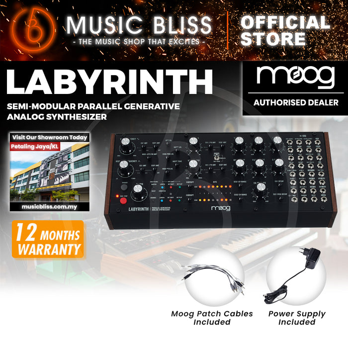 Moog Labyrinth Semi-modular Parallel Generative Analog Synthesizer