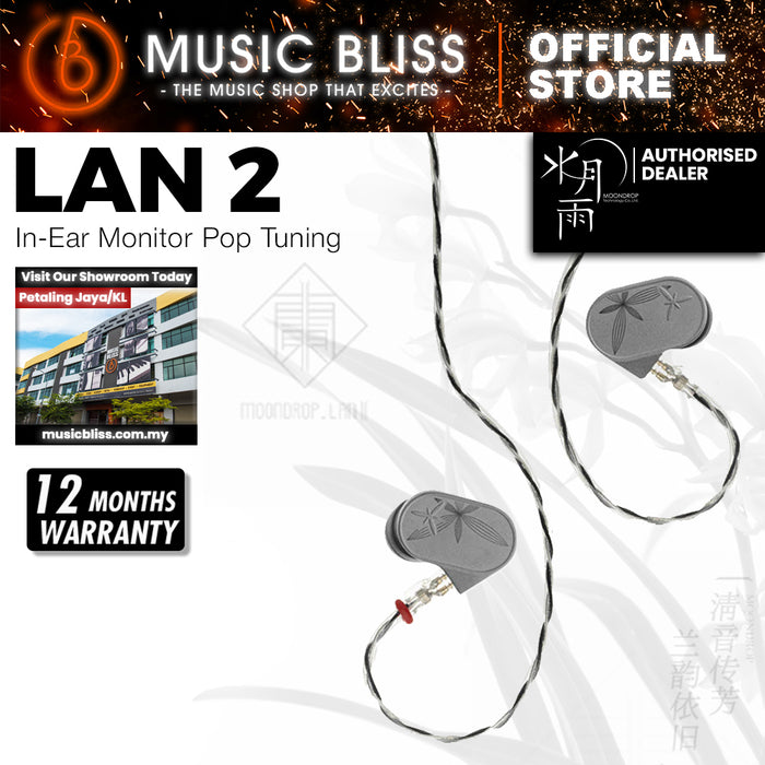 MOONDROP LAN II 10mm Dynamic Driver In-ear Headphone - Pop