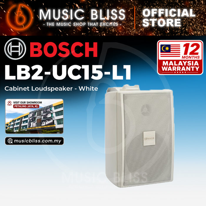 Bosch LB2-UC15-L1 Cabinet Loudspeaker - White
