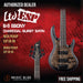 ESP LTD B-5 Ebony Bass Guitar - Charcoal Burst Satin - Music Bliss Malaysia