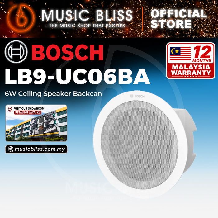 Bosch LB9-UC06B 6W Ceiling Speaker Backcan - White